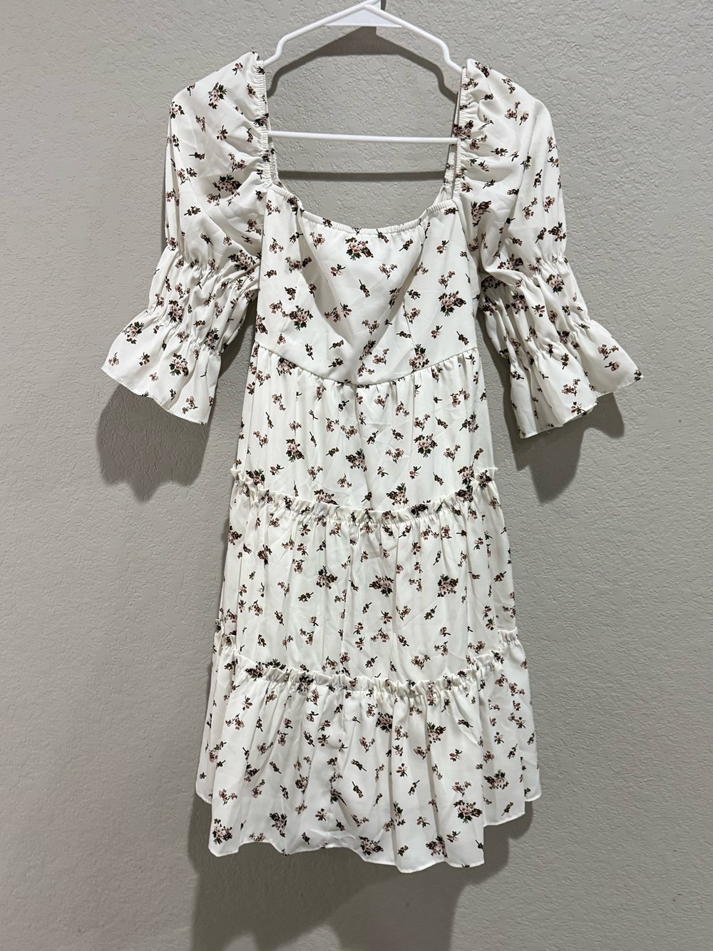 Exlura Floral Babydoll Mini Dress | Size Medium | NWT
